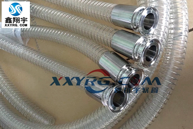 衛生級矽膠鋼絲軟(ruǎn)管 衛生級矽膠鋼絲軟管