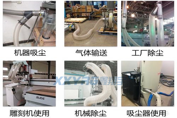 PVC木工雕刻機吸塵軟管 PVC木(mù)工雕刻機吸塵軟(ruǎn)管