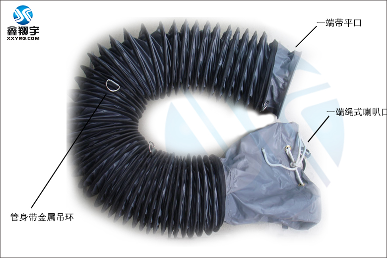 PVC夾網(wǎng)布伸縮通風軟管 PVC夾網布伸縮通風(fēng)軟管